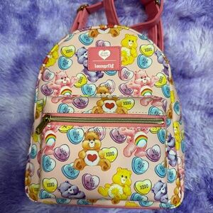 Loungefly Pink Care Bears Kids Backpack